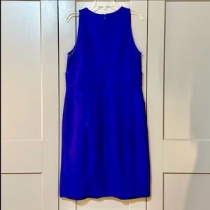 St. John Santana Knit Banded Waist Dress‎ Peacock Purple Knee Length Women’s 12